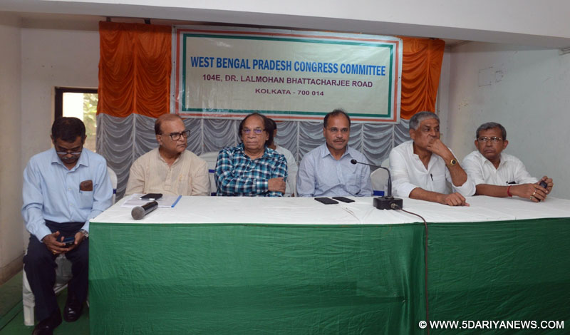 West Bengal Congress chief Adhir Ranjan Chowdhury addresses a press conference in Kolkata, on June 12, 2016. 