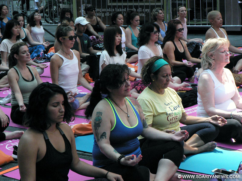 New York celebrates Yoga Day with 