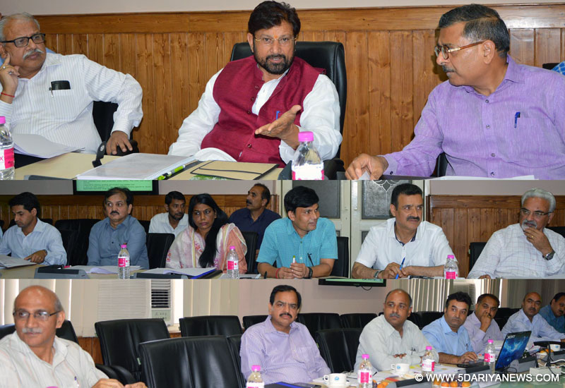 	Chairs 5th Board of Governors meeting, Choudhary Lal Singh sets target of one cr saplings in SFRI nurseries