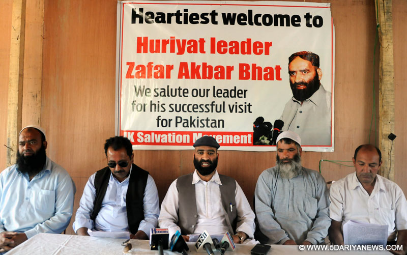Zaffar Akbar Bhat supports joint Hurriyat, JKLF programs