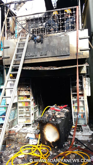 Eight of two families die in Mumbai pharmacy blaze