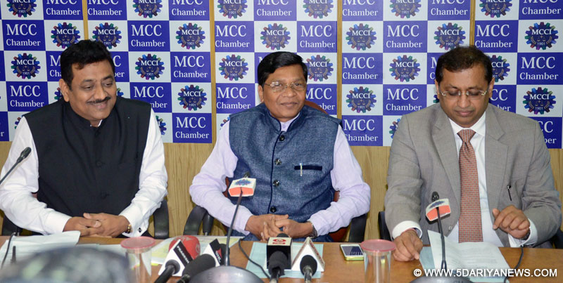 The Minister of State for Agriculture and Farmers Welfare, Shri Sudarshan Bhagat at a special session, at the MCC Chamber of Commerce & Industry, in Kolkata on July 09, 2016.