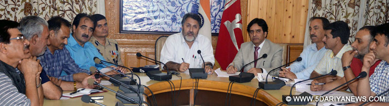 Div Com reviews law and order situation, supply position
