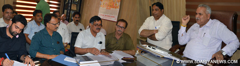 Sham Chaudhary reviews water supply position in Jammu