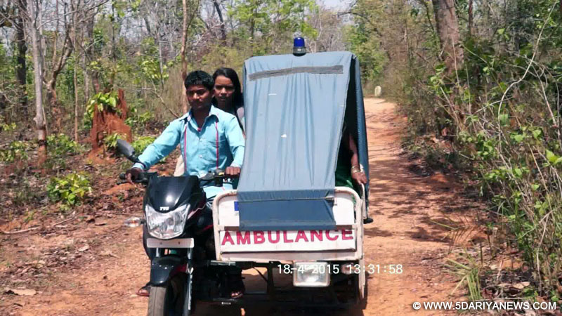 Motorcycle-ambulances help saves lives in Chhattisgarh forests