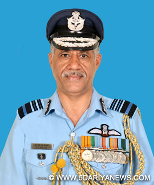 Air Marshal N.J.S. Dhillon takes over as the Senior Air Staff Officer, Western Air Command, in New Delhi on July 31, 2016.