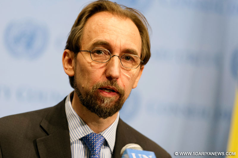 Zeid Ra’ad Al Hussein, theUnited Nations High Commissioner for Human Rights