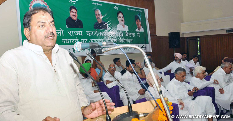 25 सितम्बर को मुख्यमंत्री के हलके करनाल में होगी इनेलो की राज्यस्तरीय रैली