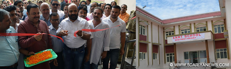 Bali Bhagat inaugurates ANMT building at Reasi