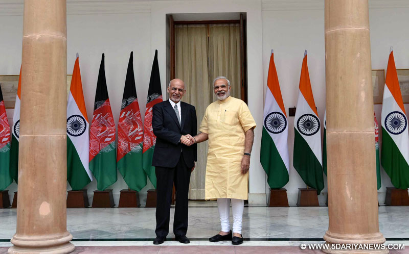Narendra Modi meets Afghan President Ashraf Ghani