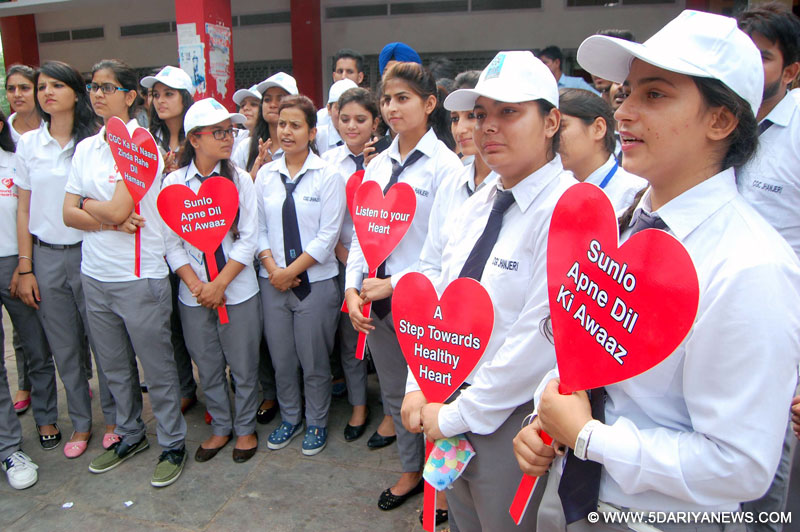 CGC Jhanjeri  promoted health, fitness among residents on World Heart Day for Healthy Heart