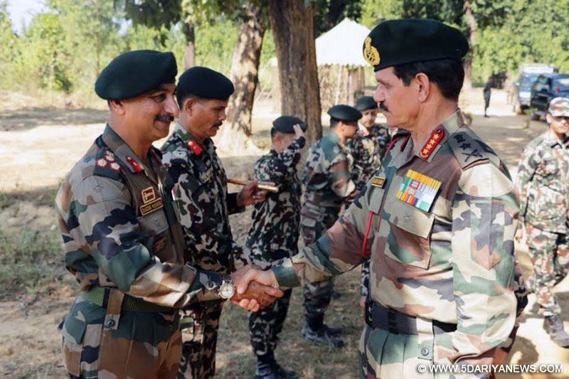 इंडो-नेपाल का सैन्य युद्धाभ्यास 