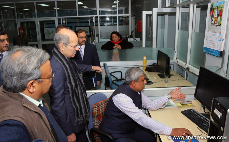 The Minister of State for Environment, Forest and Climate Change (Independent Charge), Shri Anil Madhav Dave visiting the Forest Research Institute, in Dehradun, Uttarakhand on December 17, 2016. 