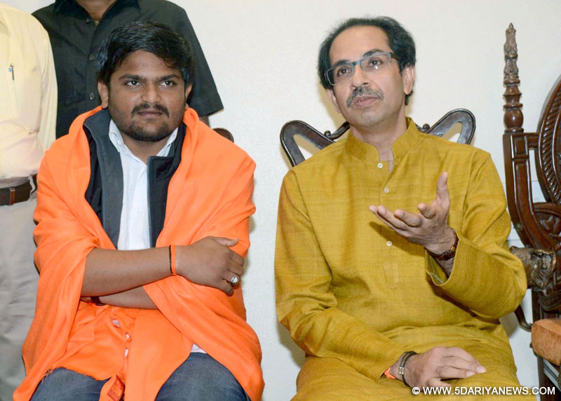 Uddhav Thackeray, Hardik Patel