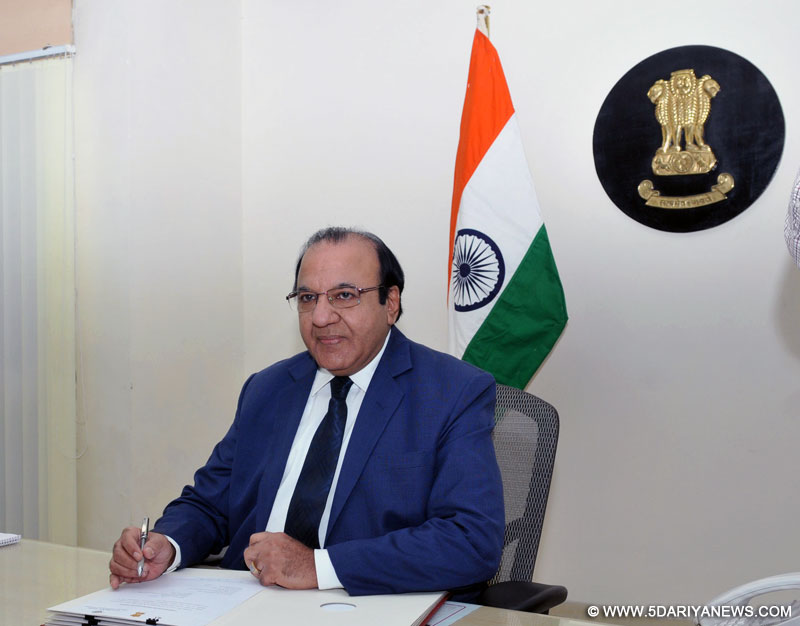 Shri Achal Kumar Joti taking charge as the Chief Election Commissioner of India (CEC), in New Delhi on July 06, 2017.