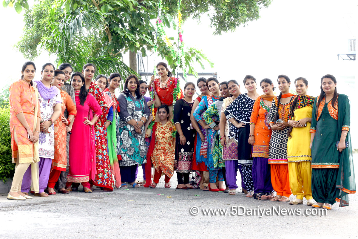 Ludhiana College of Engineering & Technology, Katani Kalian students celebrated Teej in traditional manner 