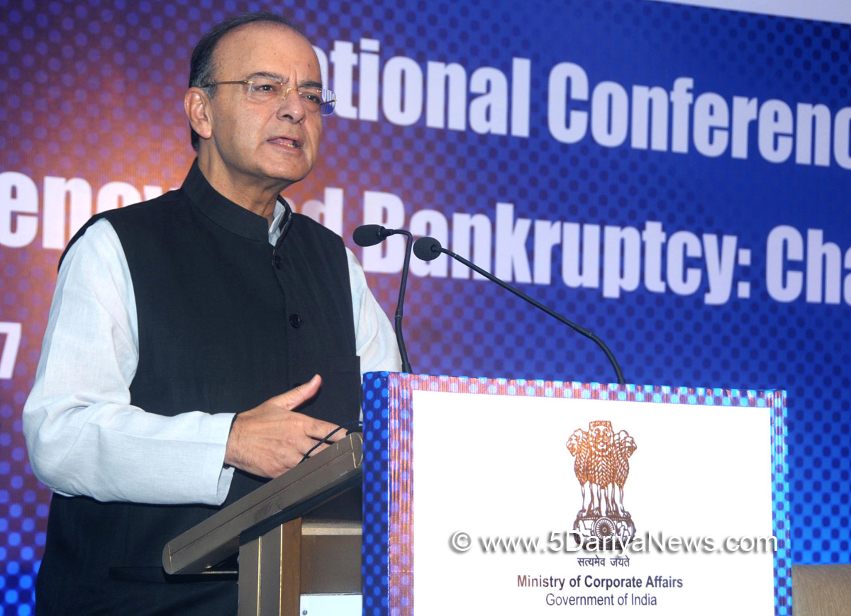 The Union Minister for Finance, Corporate Affairs and Defence, Shri Arun Jaitley addressing at the launch of the website of the National Foundation for Corporate Governance, in Mumbai on August 19, 2017.