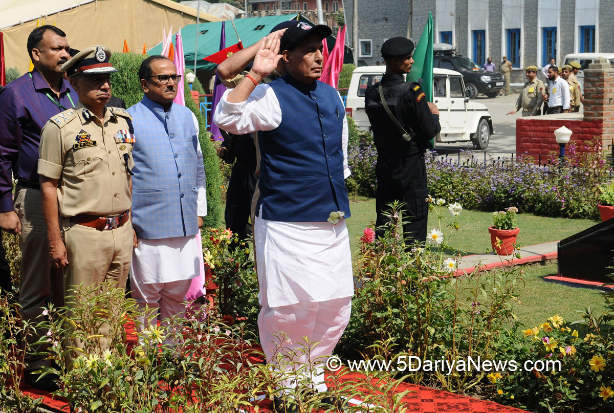Union Home Minister visits J&K Police Lines and CRPF Camp in Anantnag 