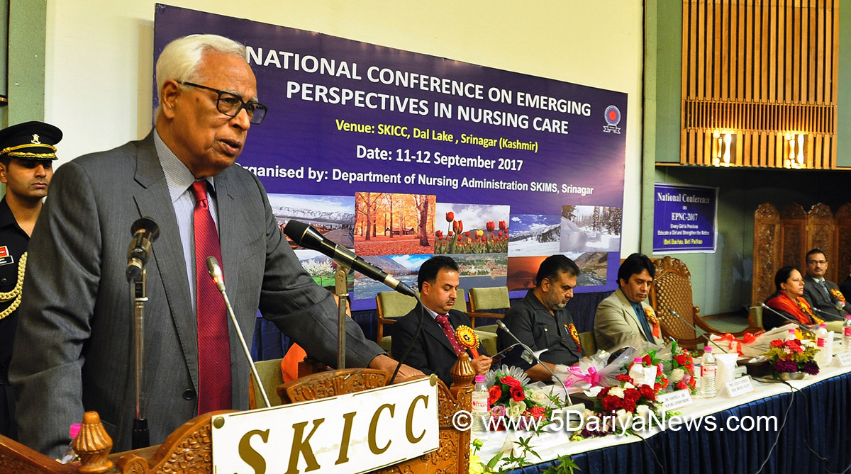 	Governor inaugurates National Conference on “Emerging perspectives In Nursing Care”