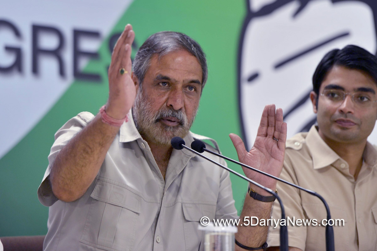 राहुल ने नहीं मोदी ने विदेशी धरती पर भारत का अपमान किया : आनंद शर्मा 