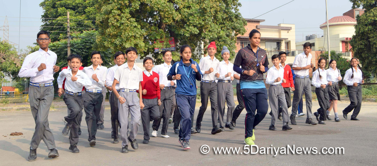Ashmah International School  organised World Run Day