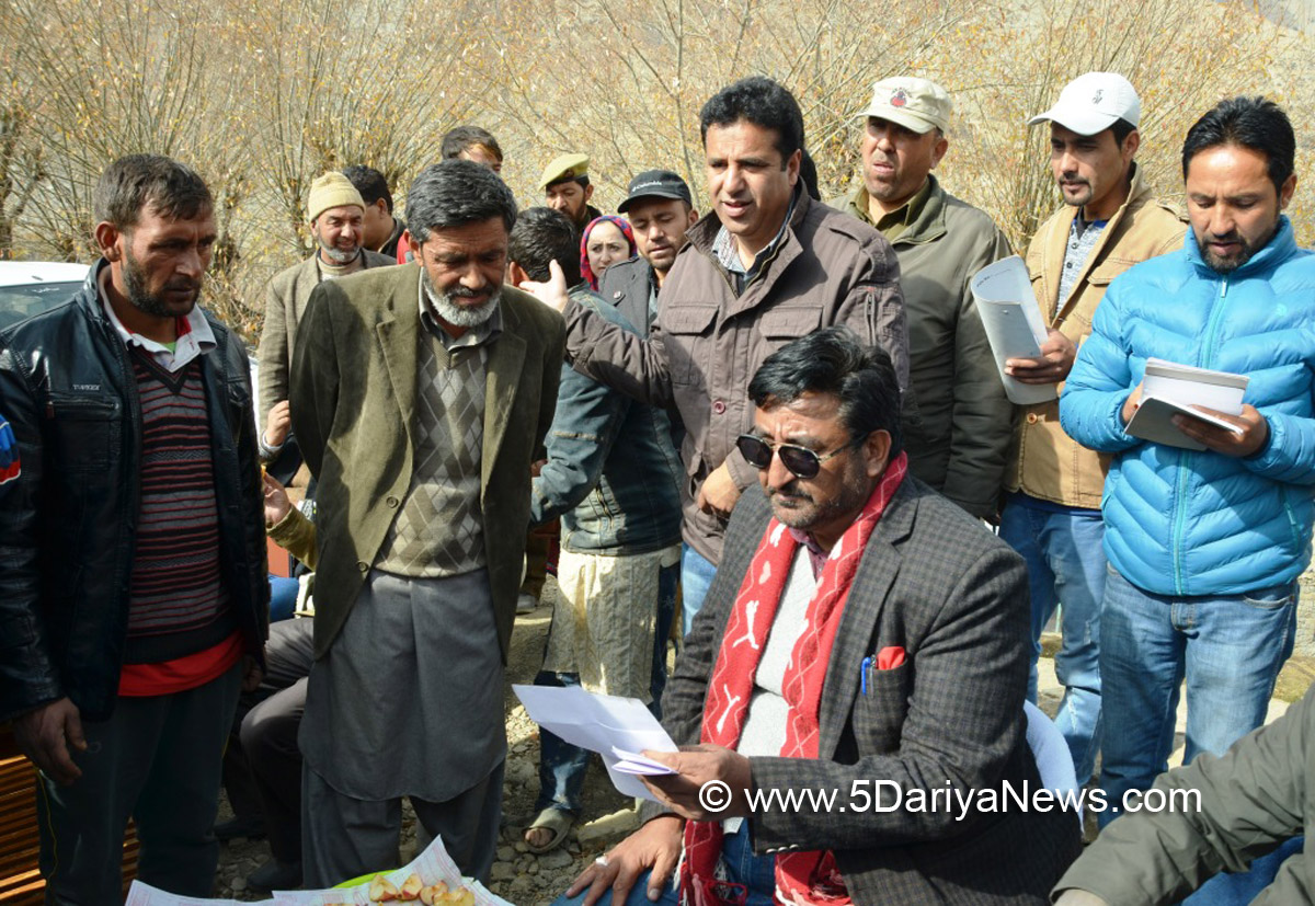 Haji Anayat Ali tours border villages, directs augmentation of drinking water, health facilities
