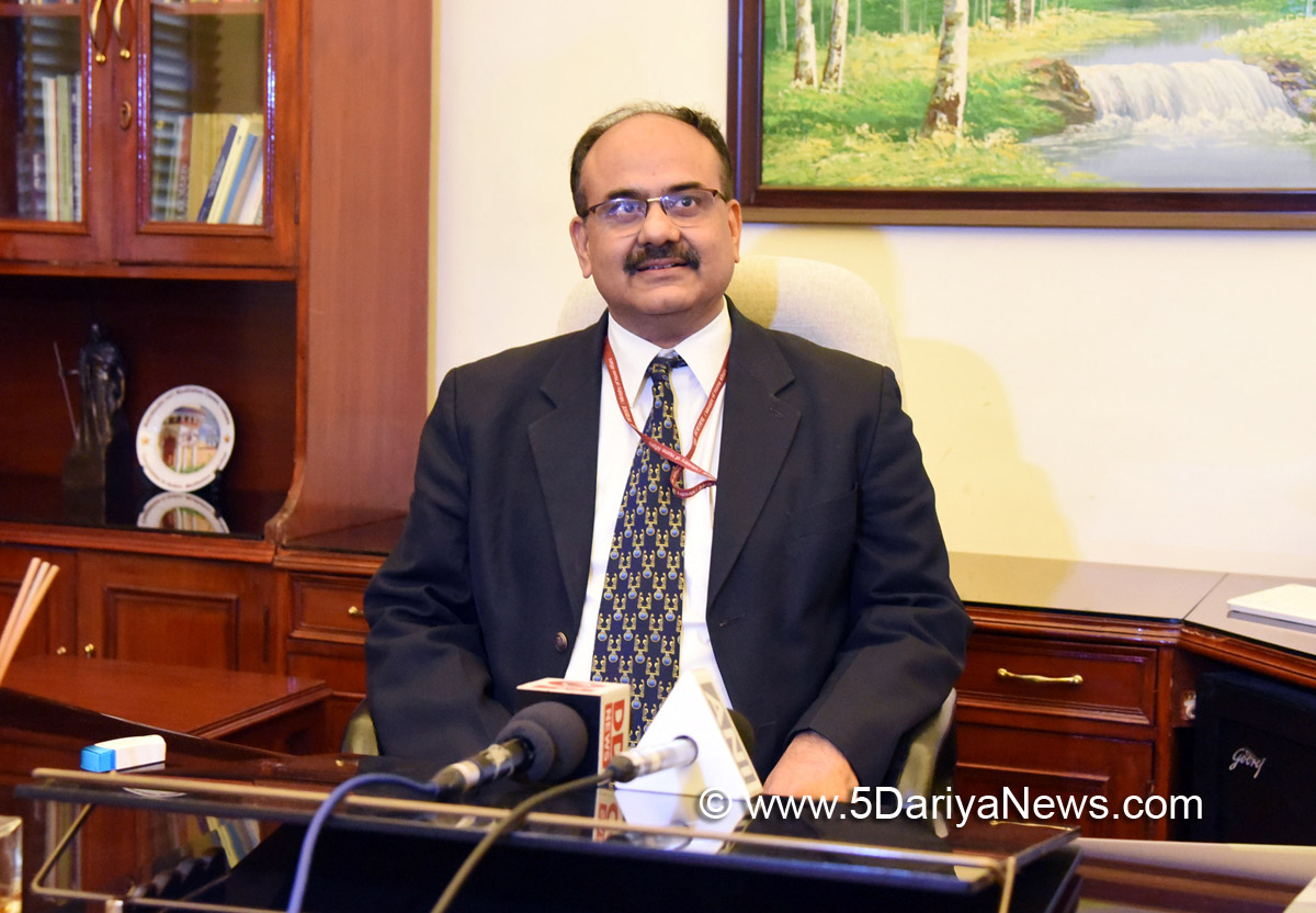 Dr. Ajay Bhushan Pandey taking over as the Union Revenue Secretary, in New Delhi on November 30, 2018.