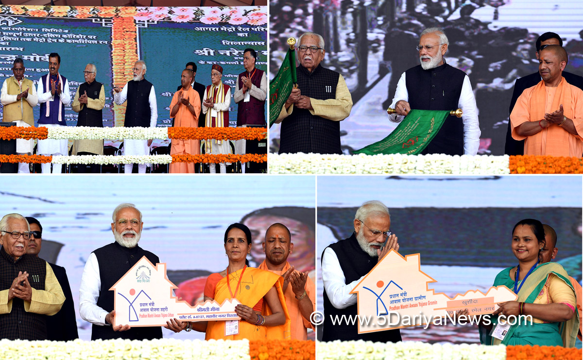 Narendra Modi visits Kanpur, launches various development projects