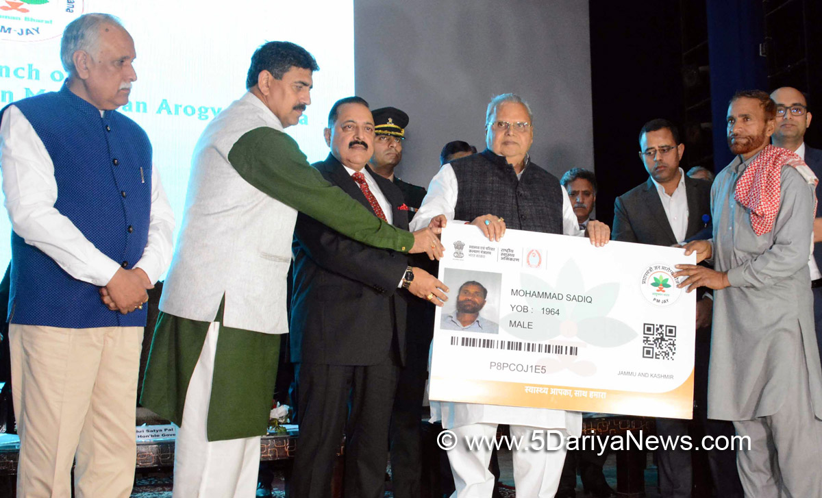 	Governor launches Ayushman Bharat scheme in JK