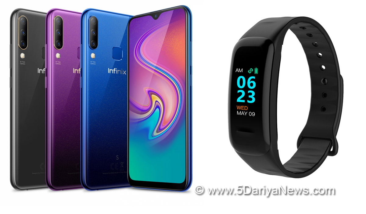 	Infinix launches new smartphone, fitness band in India