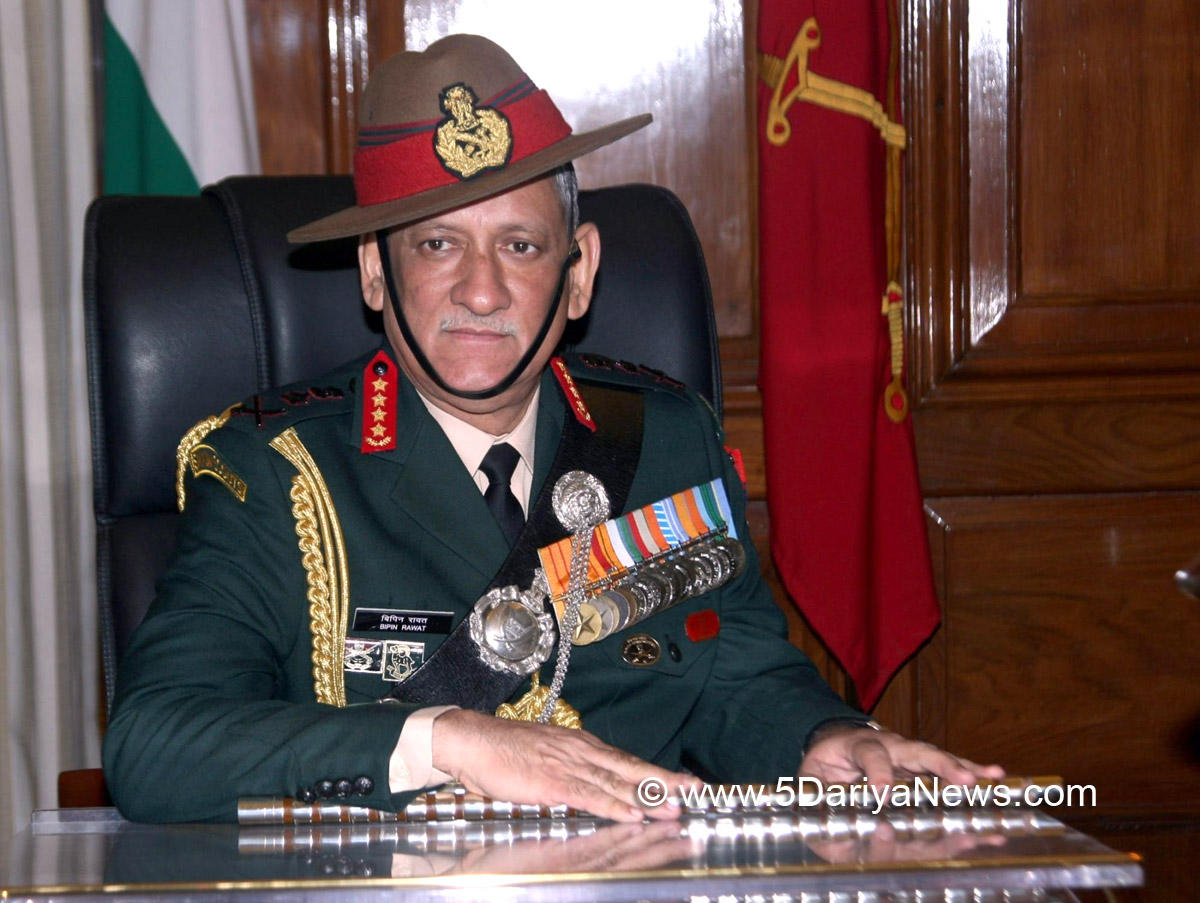 No Chinese incursion in Demchok : Army Chief General Bipin Rawat