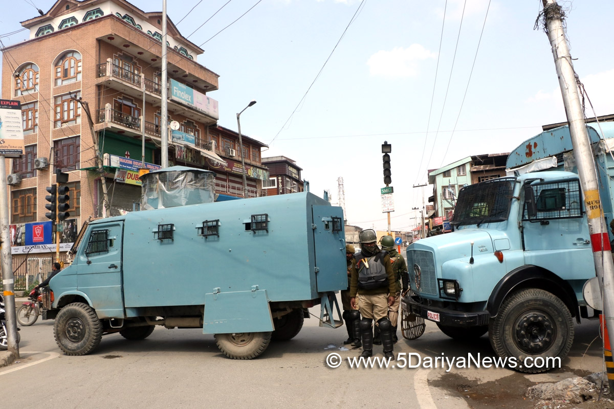 	Restrictions in parts of Srinagar to prevent separatist protests