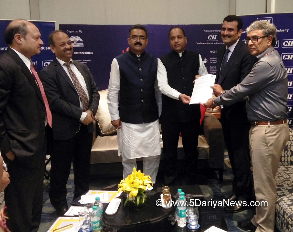 MoUs signed for Rs.1000 crore investments in Himachal Pradesh