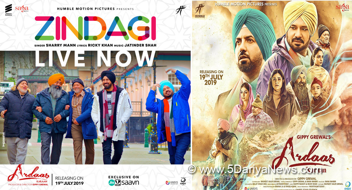 Ardaas Karaan New Song : Zindagi, by Sharry Mann, is a bright, vivacious, and full of life!