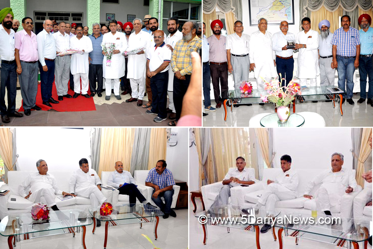 Rana KP Singh, Manish Tewari takes stock of Bakhra situation in meeting with BBMB officials