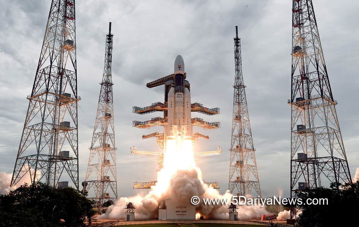 GSLV MkIII-M1 Successfully Launches Chandrayaan-2 spacecraft
