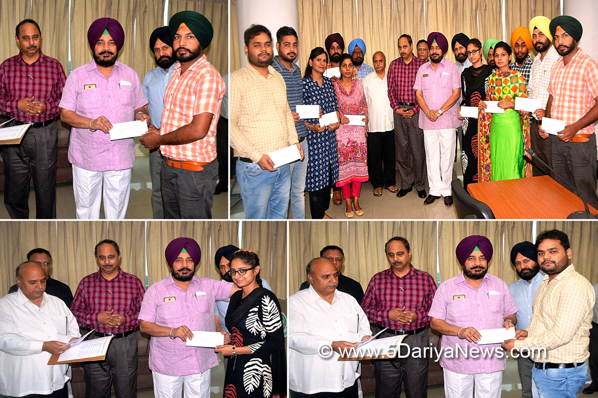 Sadhu Singh Dharamsot Hands Over Appointment Letters To 35 Clerks
