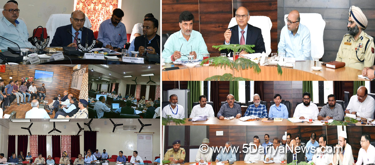 Advisors Kewal Krishan Sharma, Skandan Krishnan review development, security scenario in Doda, Kishtwar