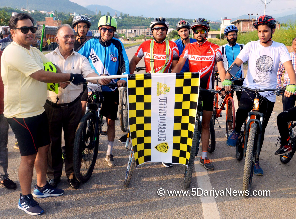 Fit India campaign : Udhampur admin organizes cycle rally
