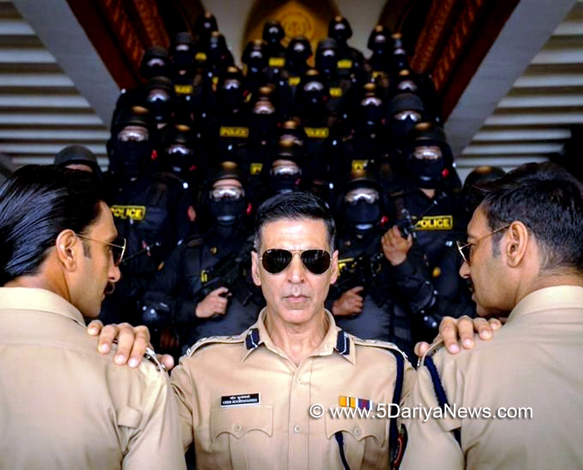 	Sooryavanshi, Simmba And Singham In One Frame, Meet Desi Avengers Of Cop Universe