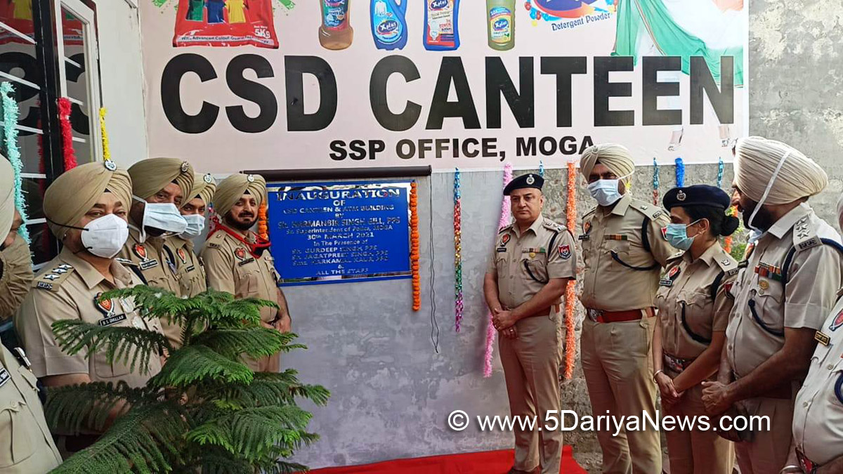   Harmanbir Singh Gill, SSP Mansa, Superintendent of Police Moga, CSD canteen