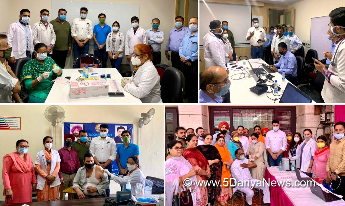 Sukhwinder Singh Bindra, Punjab Youth Development Board,Congress, Punjab Congress, Government of Punjab, Punjab Government, Punjab, PYDB, Ludhiana, Coronavirus, COVID 19, Novel Coronavirus, Covaxin, Covishield, Covid-19 Vaccine, Covid-19 Vaccine in India, COVID-19 Vaccination, COVID Vaccination, Coronavirus Vaccine, Punjab Fights Corona