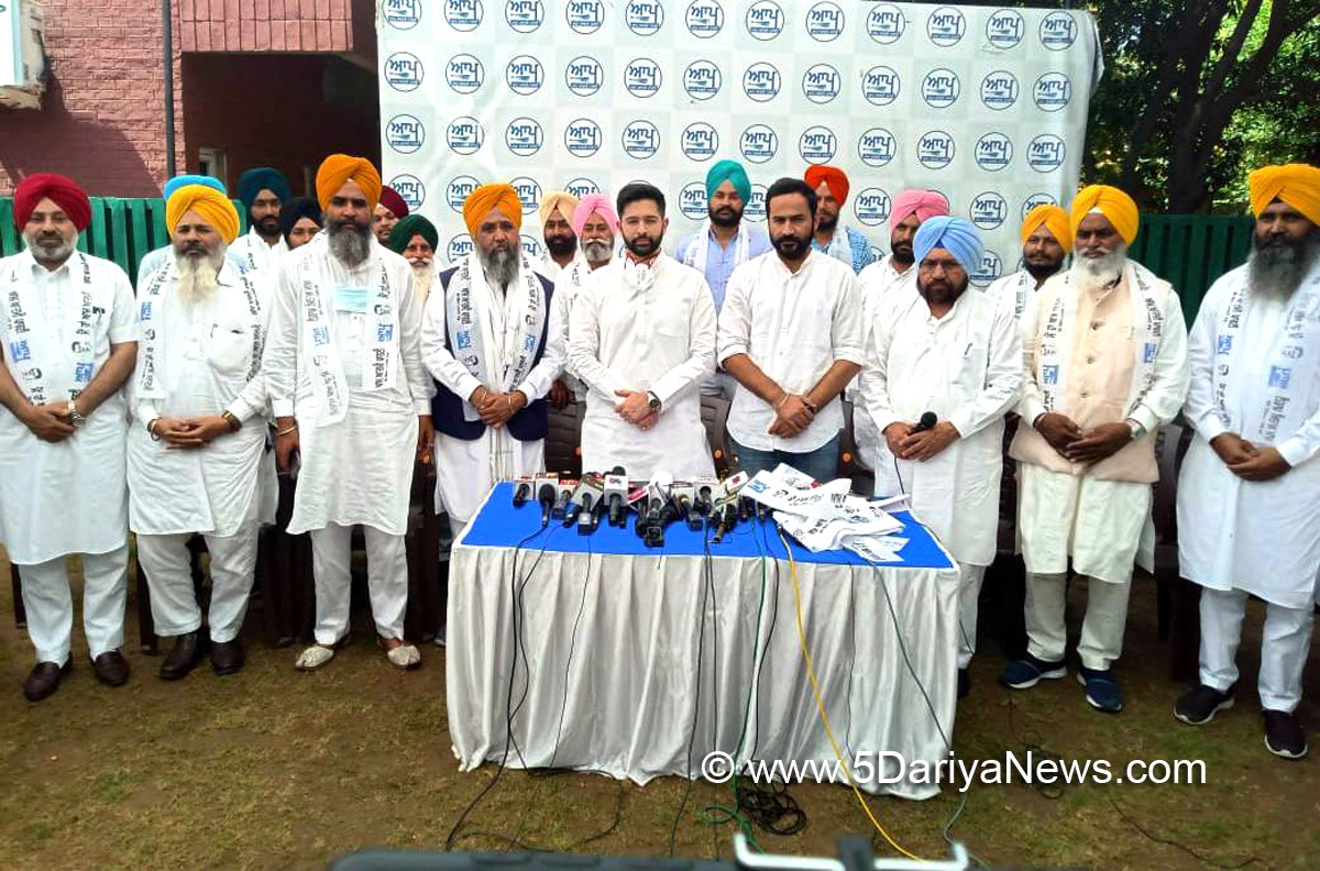  Raghav Chadha, AAP, Aam Aadmi Party, Meet Hayer, Gurmeet Singh Meet Hayer, Harchand Singh Barsat, Sarvan Singh Dhun 
