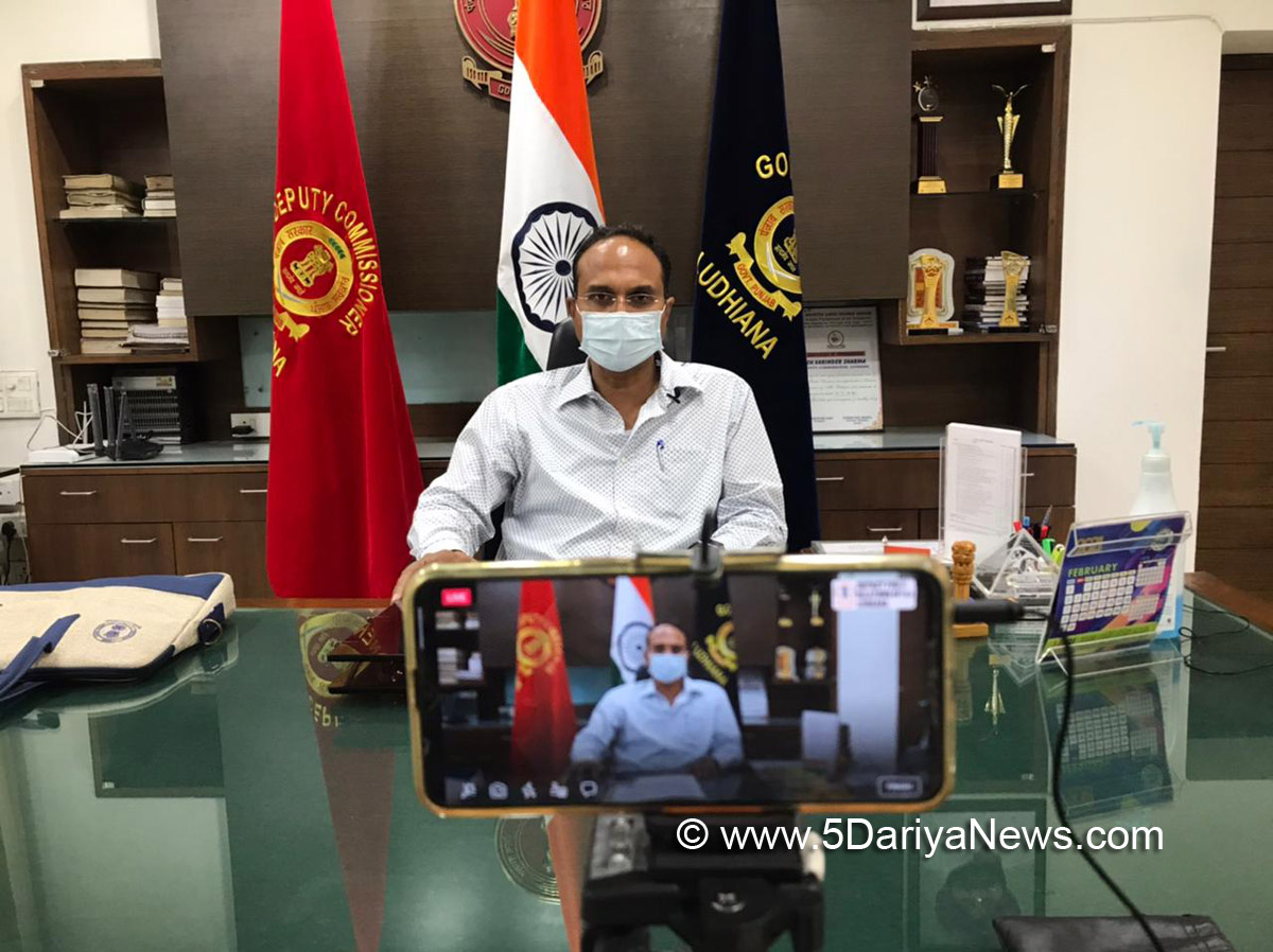  DC Ludhiana,  Varinder Kumar Sharma, Deputy Commissioner Ludhiana, Commissioner of Police Ludhiana, Punjab Fights Corona, Coronavirus, COVID 19, Novel Coronavirus, India Fights Corona