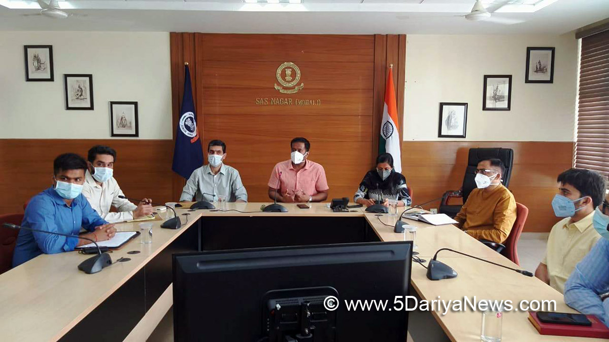 DC Mohali, Girish Dayalan, Deputy Commissioner Mohali, S.A.S. Nagar, S.A.S. Nagar Mohali, Mohali, Punjab Fights Corona, Coronavirus, COVID 19, Novel Coronavirus, Sahibzada Ajit Singh Nagar, Aashika Jain, Rajiv Kumar Gupta, Coronavirus Vaccine, Oxygen, #OxygenCylinders, #oxygen, Oxygen Cylinders