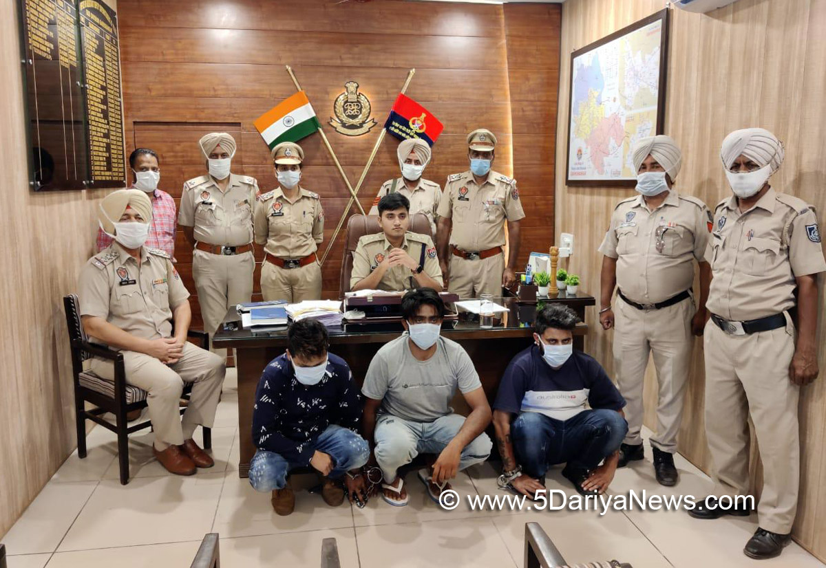 Crime News Punjab, Punjab Police, Police, Crime News, Hoshiarpur Police, Hoshiarpur, Garhshankar , Navjot Singh Mahal, Tushar Gupta
