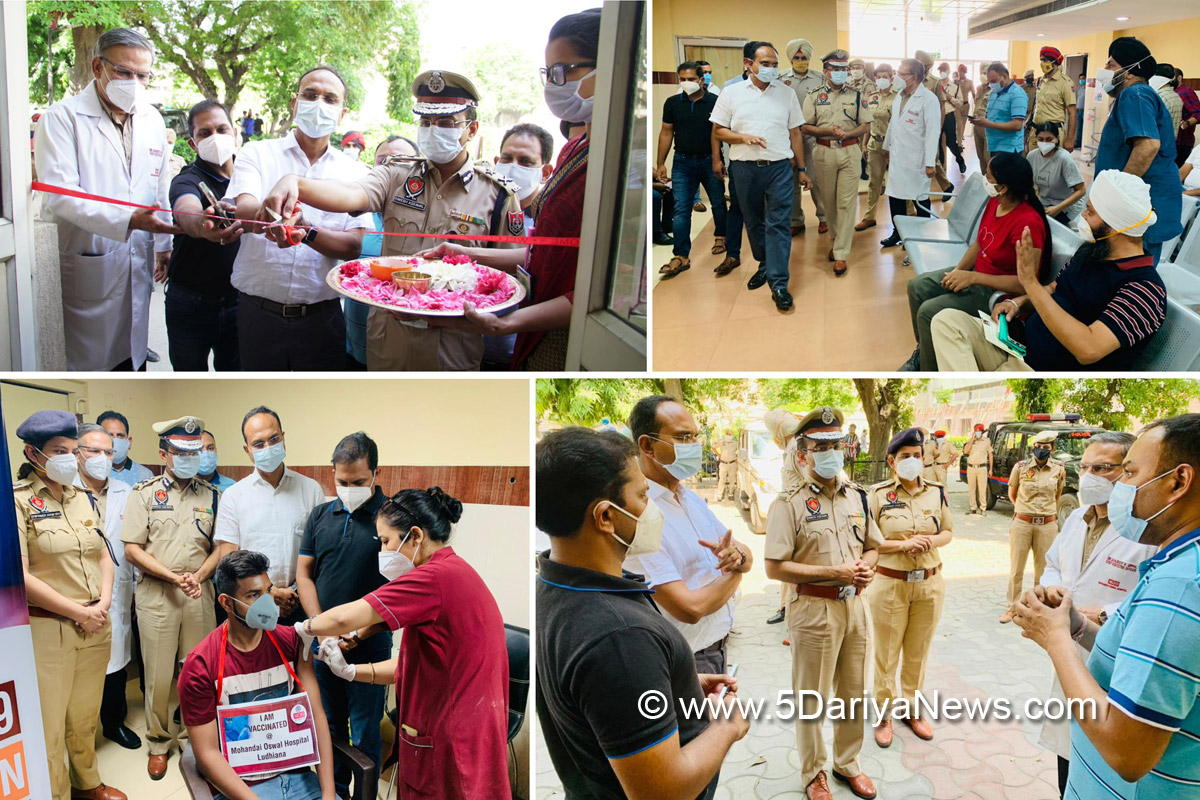 DC Ludhiana, Varinder Kumar Sharma, Rakesh Kumar Agrawal, Deputy Commissioner Ludhiana, Commissioner of Police Ludhiana, Punjab Fights Corona, Coronavirus, COVID  19, Novel Coronavirus, India Fights Corona, Covaxin, Covishield, Covid-19 Vaccine, Sputnik V, Pfizer, Astra Zeneca, Remdesivir, Covifor, Oxygen supply, Liquid Medical Oxygen