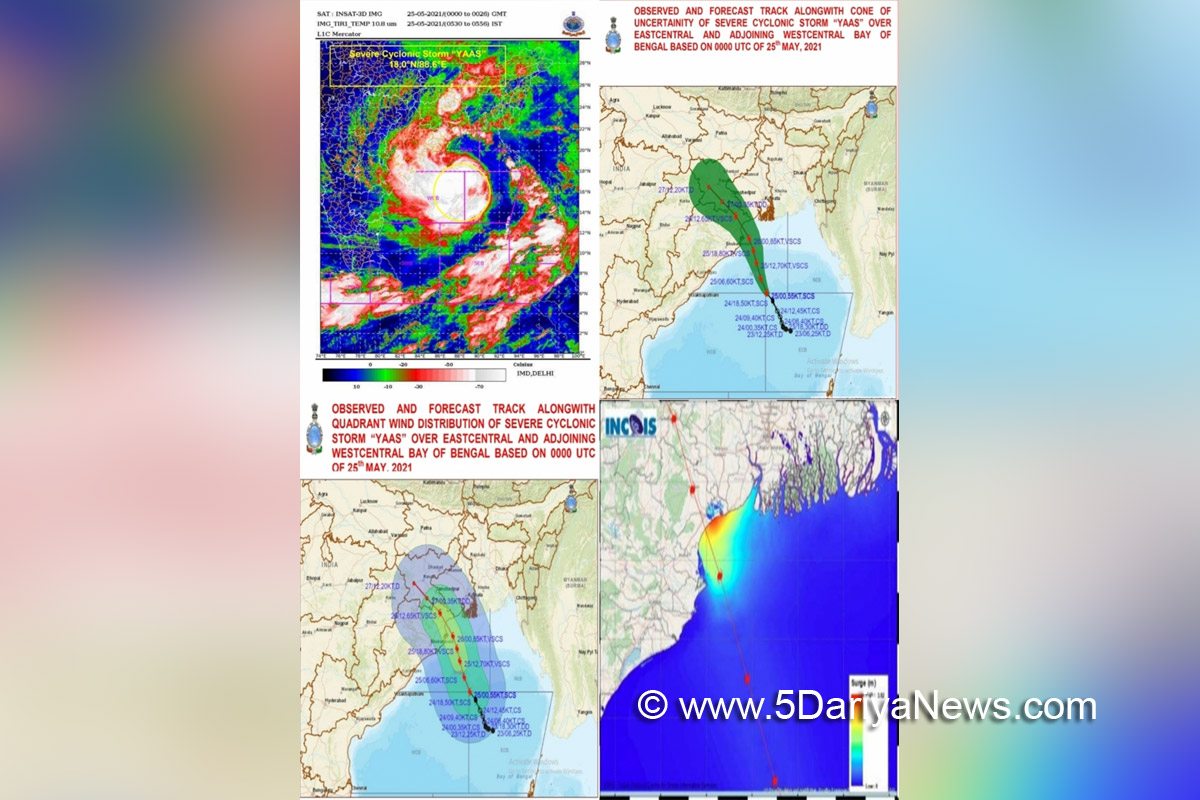 Weather, Yaas, India Meteorological Department, IMD, National Weather Forecasting Centre, Bay of Bengal, Cyclone Yaas, Odisha, West Bengal, Paradip, Tropical Cyclone Advisory