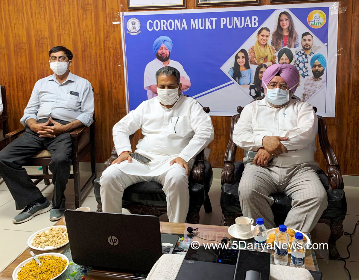 Vijay Inder Singla, Rural Corona Volunteers, Corona Mukt Pind, Corona Mukt Punjab, Mission Fateh 2.0, RCVs, Punjab Fights Corona, Coronavirus, COVID 19, Covaxin, Covishield, Covid-19 Vaccine, Oxygen, Oxygen Cylinders, SARS-CoV-2, Oxygen Plants,Oxygen Concentrator, Oxygen supply, Liquid Medical Oxygen