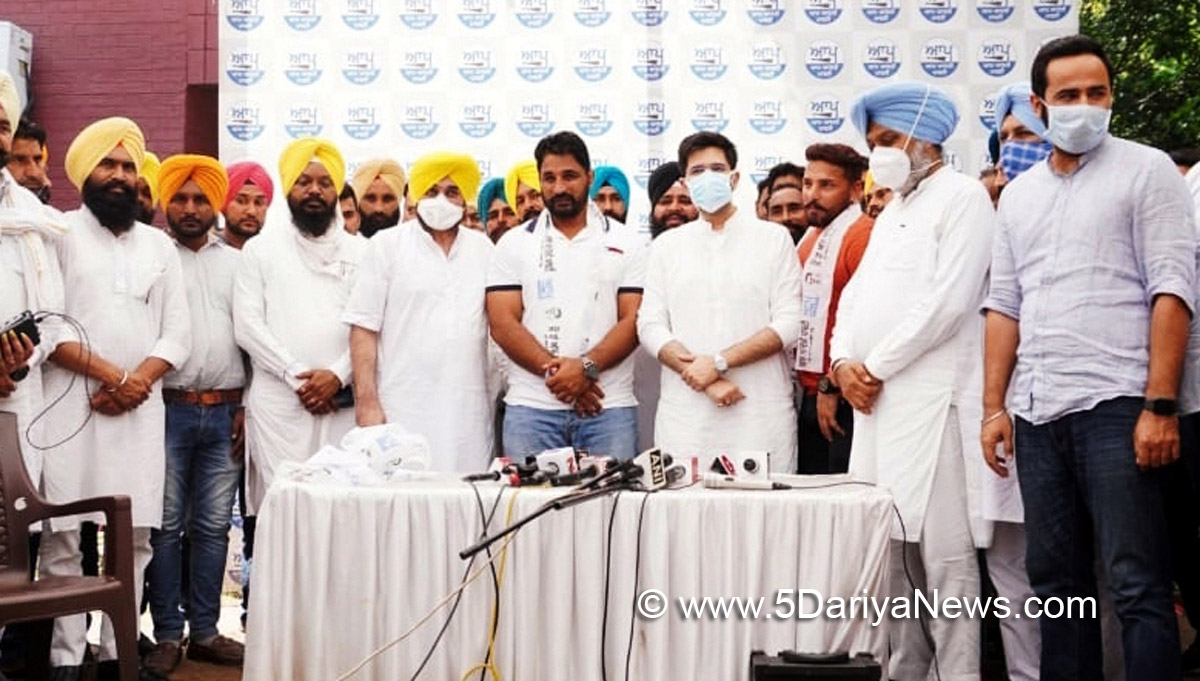  Raghav Chadha, Bhagwant Mann, Harpal Singh Cheema, AAP, Aam Aadmi Party, Aam Aadmi Party Punjab, AAP Punjab 